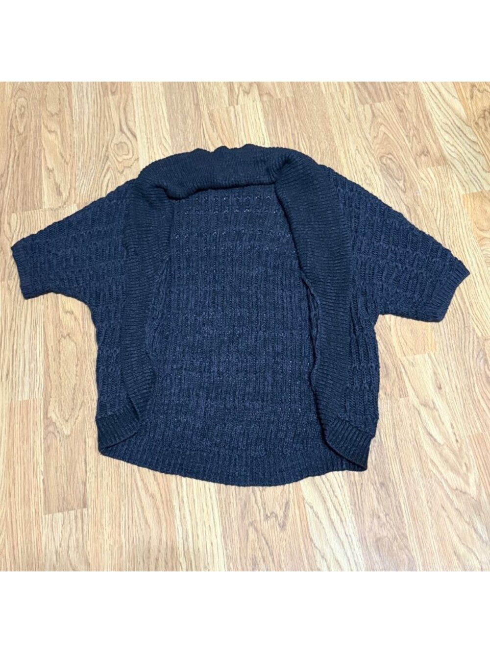 Express Black Open Front Knit Cardigan Sweater Women’s Size Extra Small Cotton